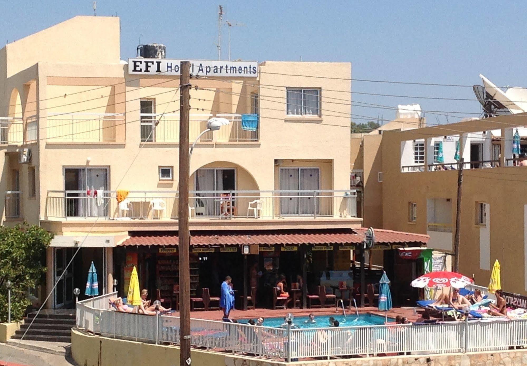 Efi Hotel Apts Ayia Napa Ngoại thất bức ảnh
